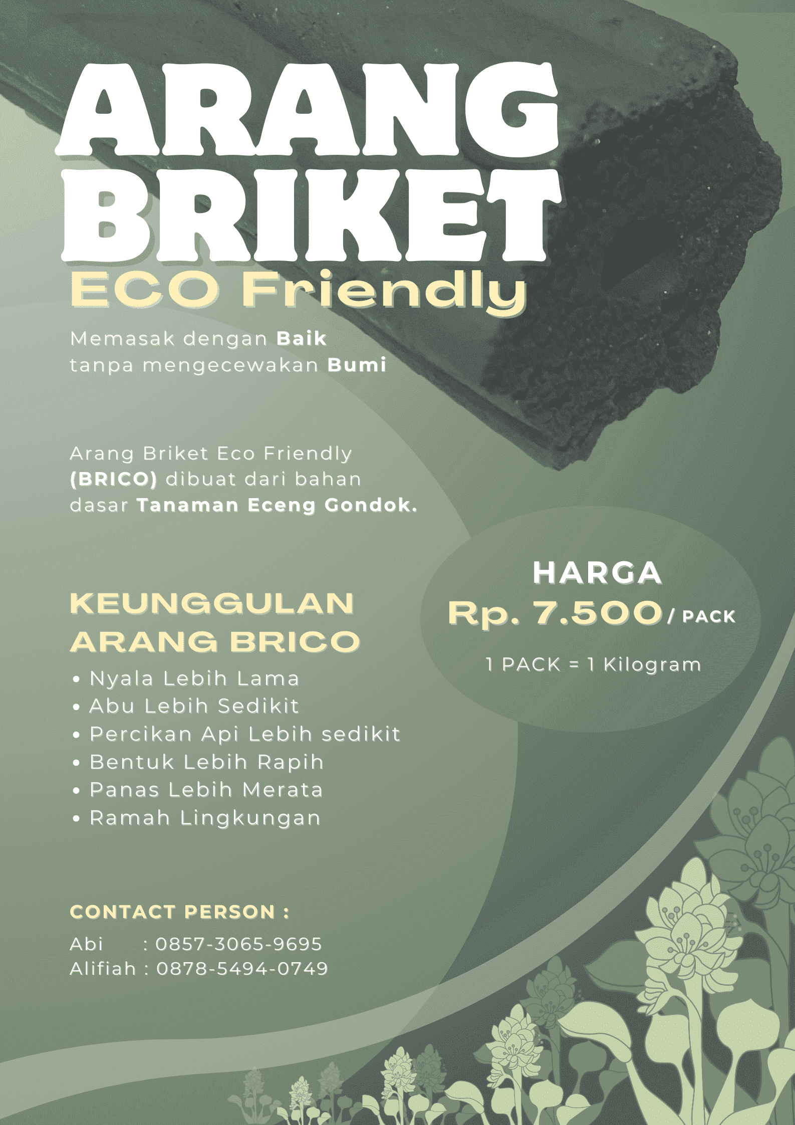 ARANG BRIKET ECO FRIENDLY