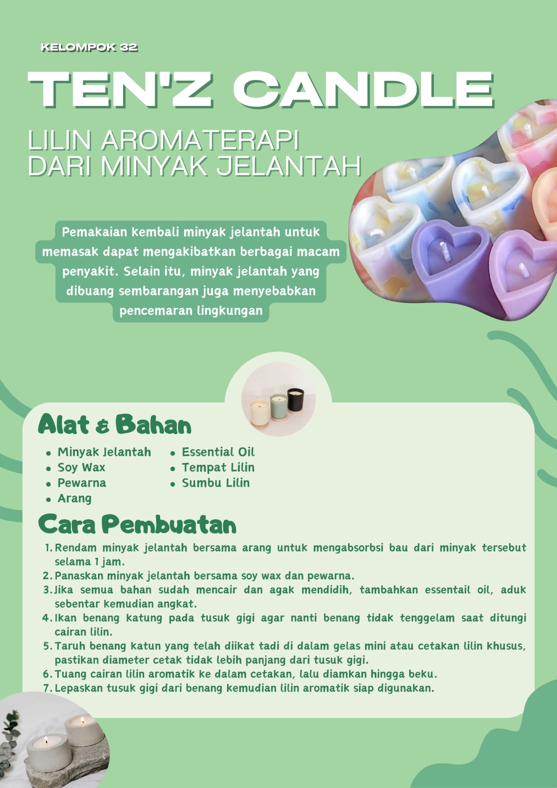 Pembuatan Lilin Aromaterapi - TEN’Z CANDLE